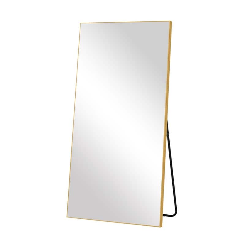 Full Length Free Standing Body Mirror Metal Framed Wall Mirror Large Floor Mirror