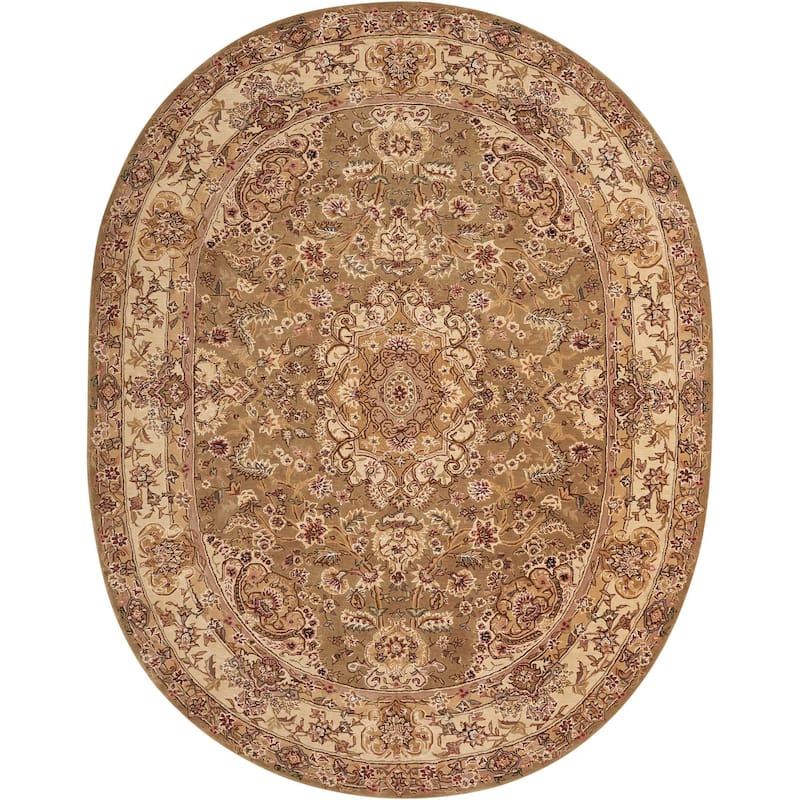 Nourison Hand-tufted Traditional Persian Wool Silk Area Rug