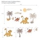 preview thumbnail 2 of 2, Lambs & Ivy Disney Baby Lion King Safari Mural-Like Wall Decals/Stickers