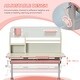 preview thumbnail 9 of 8, Height Adjustable Children School Study Table, Student Writing Desk with Tilt Desktop, Drawer, Storage Shelf, Pen Holder