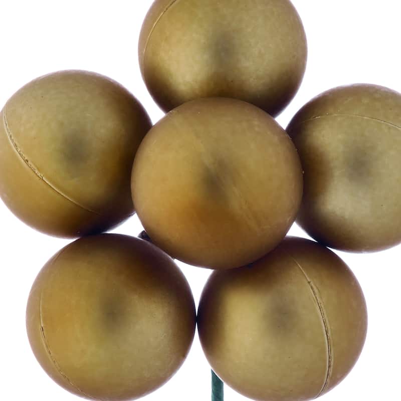 40mm Shatterproof Plastic 6 Bunch Matt Stemball Set of 6