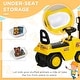 preview thumbnail 5 of 5, Sit and Scoot Ride-On Toy with Forklift Operation, Construction Toy with Under Seat Storage, Forklift Toy for 3-Year-Olds