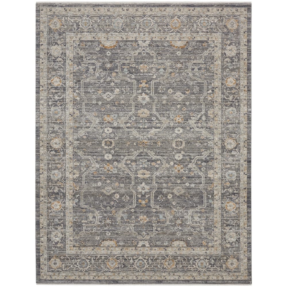 Nourison Nyle Indoor only Grey Persian Area Rug