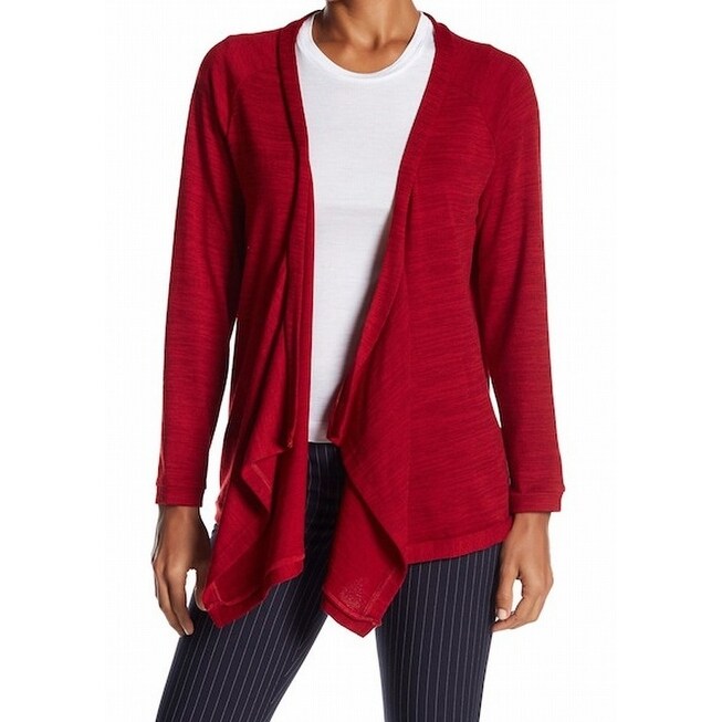 red womens cardigan