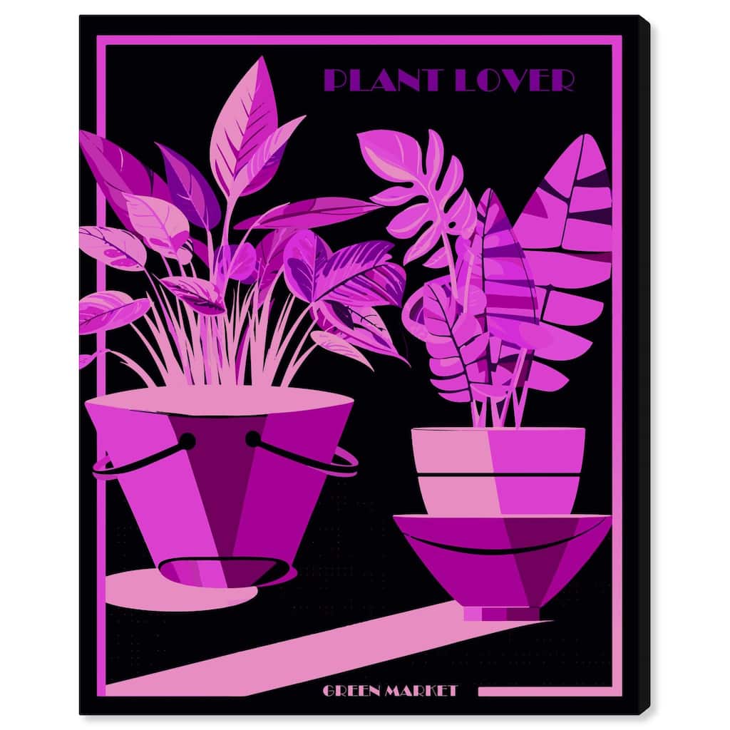 Plant Lover Canvas by Art Remedy, Gallery Wrapped