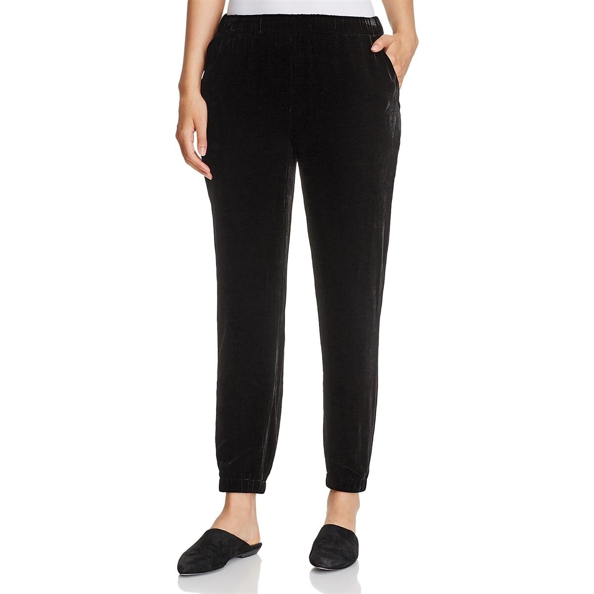 eileen fisher velvet slouchy pants