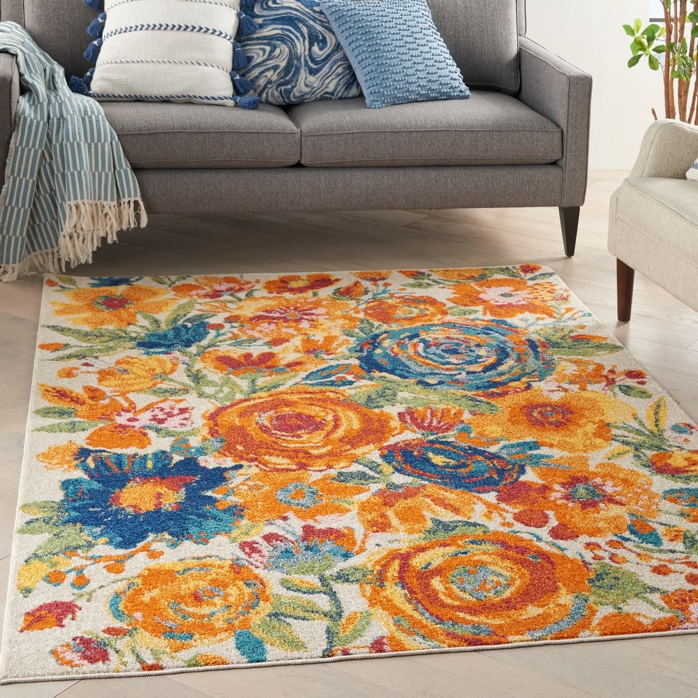 Nourison Allur Modern Abstract Floral Area Rug