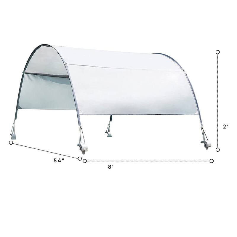 Intex 28054E Protective Canopy for 9 Foot or Smaller Rectangular Swimming Pools - 8.28
