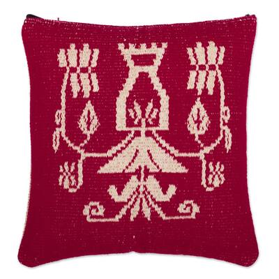 Novica Handmade Cajamarca Nature Reversible Cushion Cover (18")