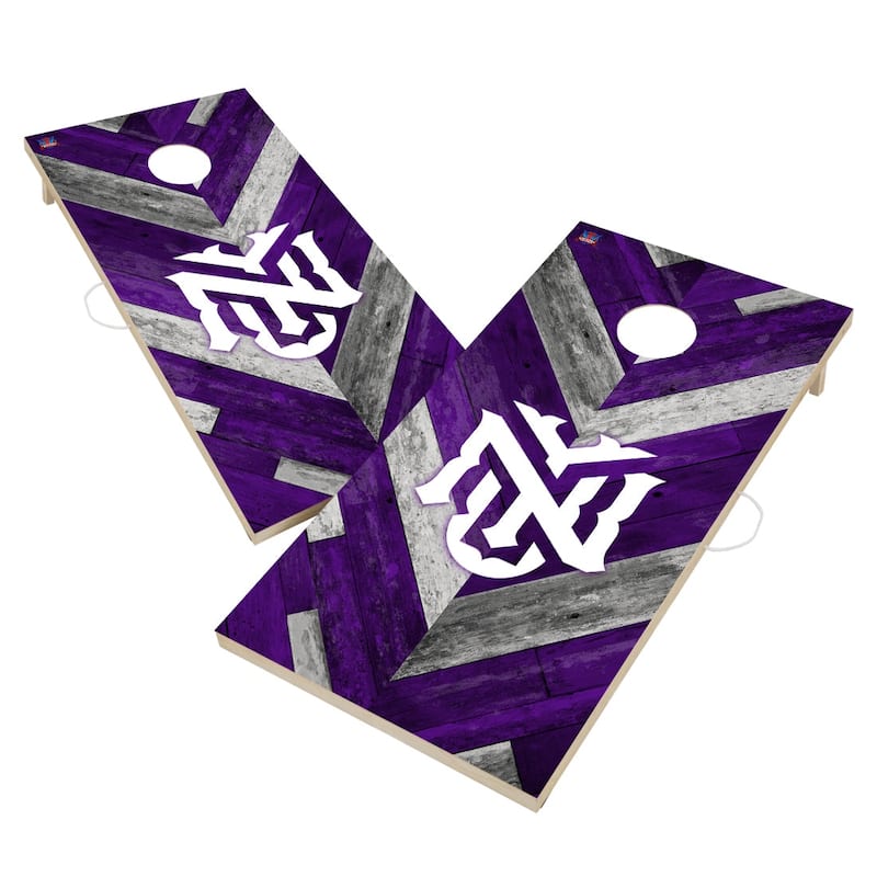 New York University Violets Cornhole Board Set