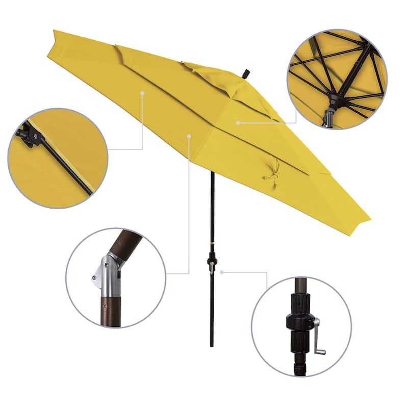 California Umbrella 11-Foot Market Umbrella in Bronze