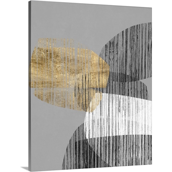 "Adjacent Shapes I" Canvas Wall Art