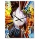 preview thumbnail 9 of 8, Designart 'Layers of Inner Paint' Oversized Abstract Wall CLock