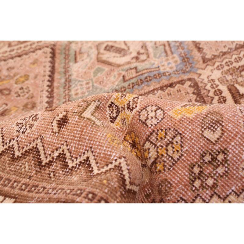 ECARPETGALLERY Hand-knotted Antalya Vintage Tan Wool Rug - 5'3 x 9'11