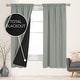 preview thumbnail 104 of 117, Deconovo 100% Full Blackout Double-Layer Rod Pocket Curtains (2 Panels)