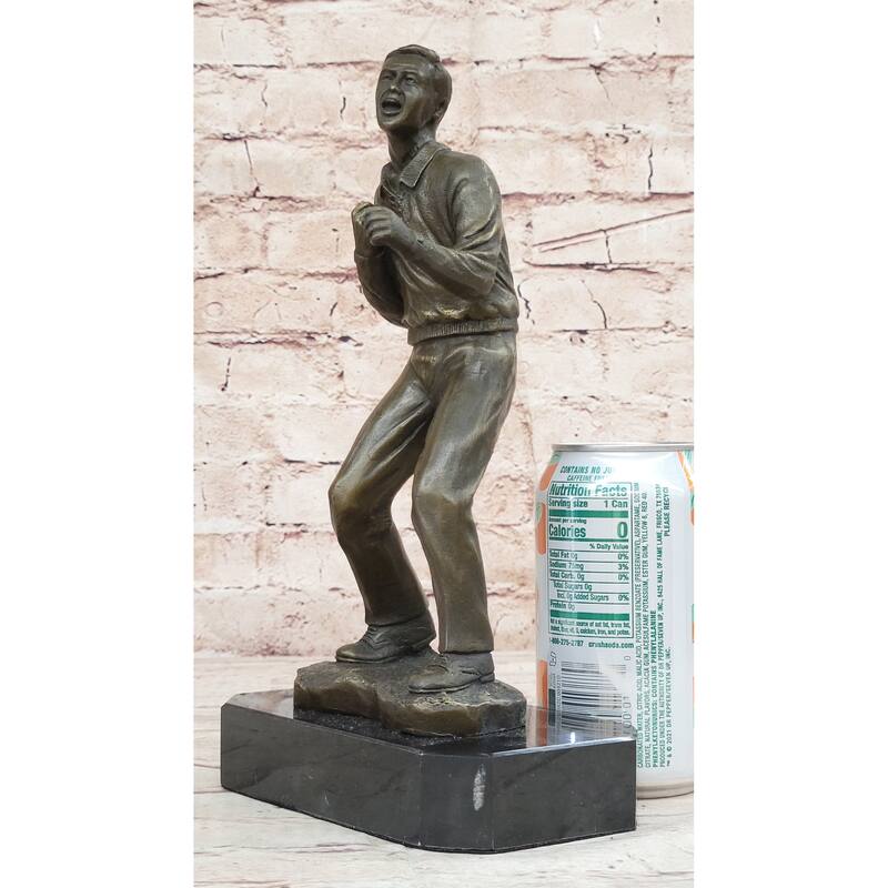 Signed Original Street Fighter Genuine Bronze Sculpture Hot Cast Figurine