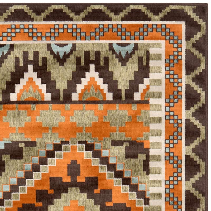 SAFAVIEH Veranda Vitaline Indoor/ Outdoor Waterproof Patio Backyard Rug
