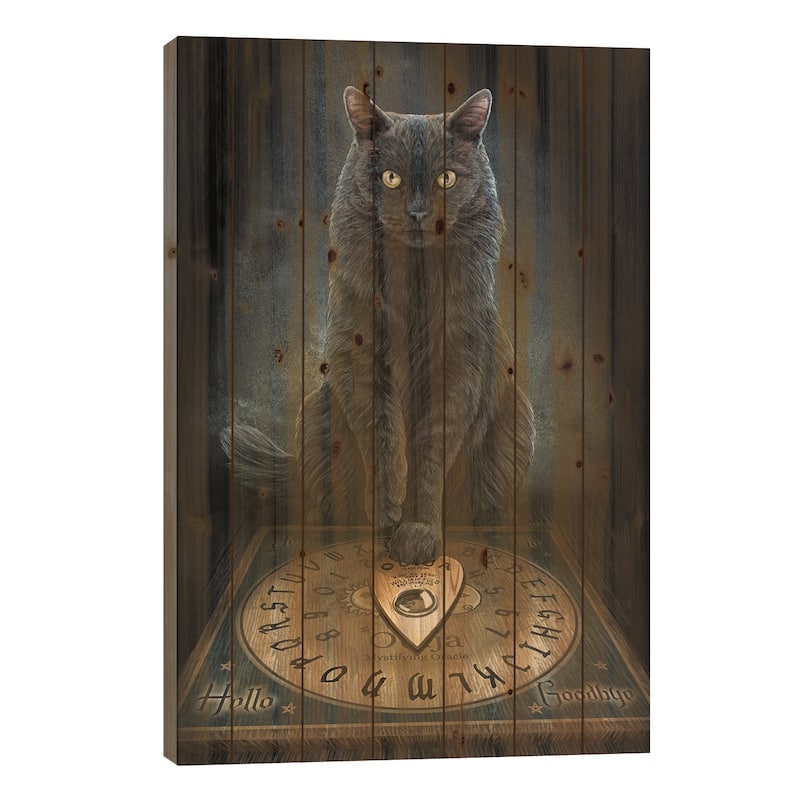 His Master's Voice Print On Wood by Lisa Parker - Multi-Color - 26x18x1.5