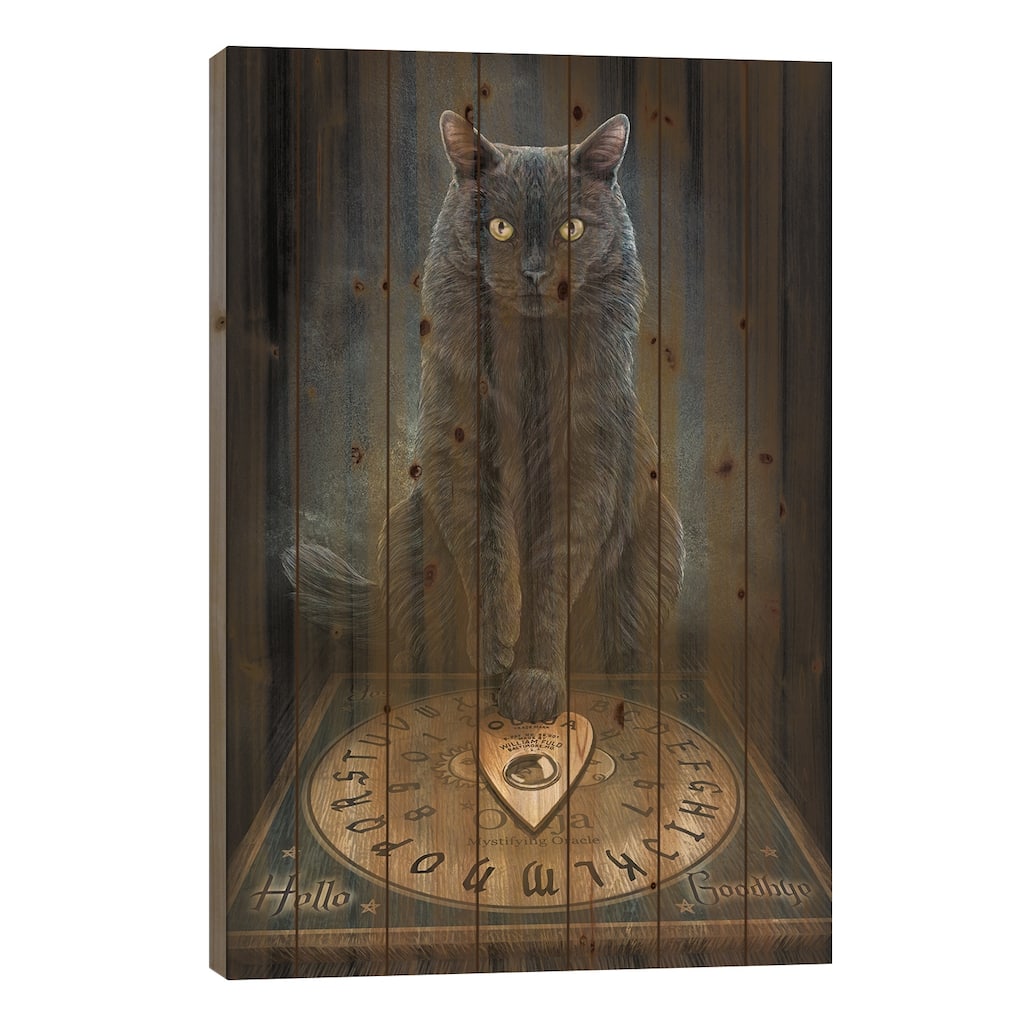 His Master's Voice Print On Wood by Lisa Parker - Multi-Color