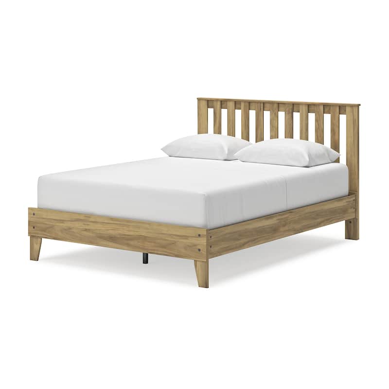 Signature Design by Ashley Bermacy Brown Platform Panel Bed