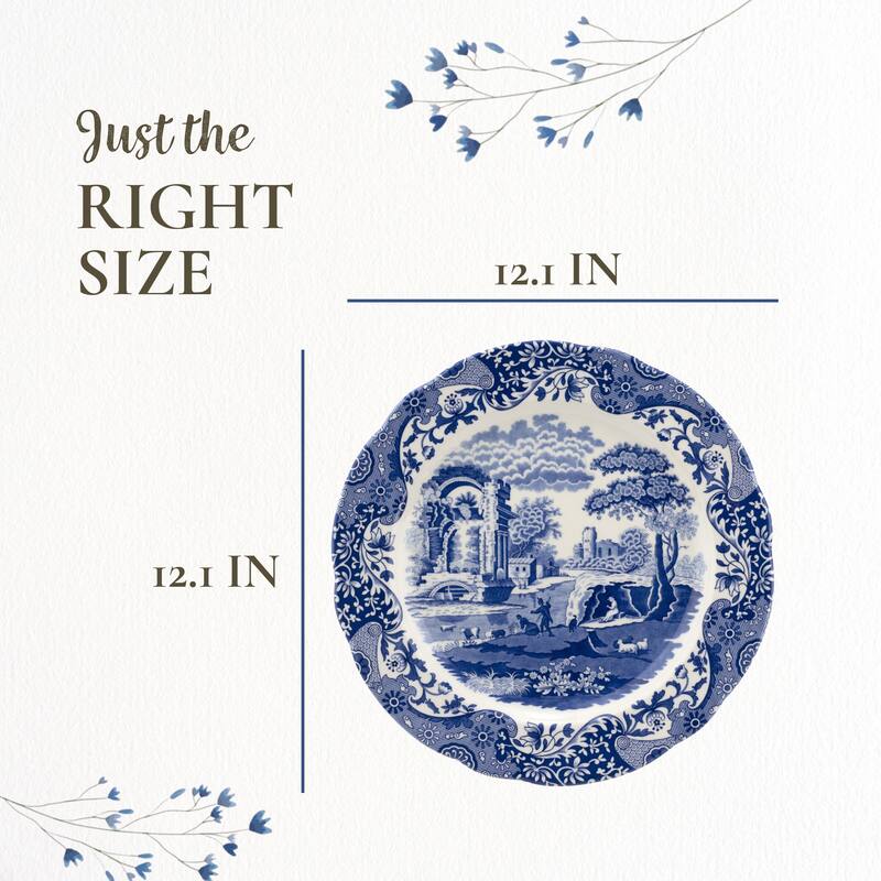 Spode Blue Italian Collection Round Plate
