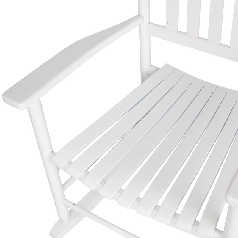 Grandview Wood Outdoor Patio Rocking Chair