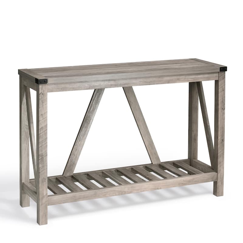 Crestlive 2 Tiers Entryway Console Table Living Room Behind Couch Sofa Table