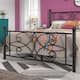 VECELO Metal Bed Frame with High Headboard and Footboard, Platform Beds with Heavy Duty Mattress Foundation