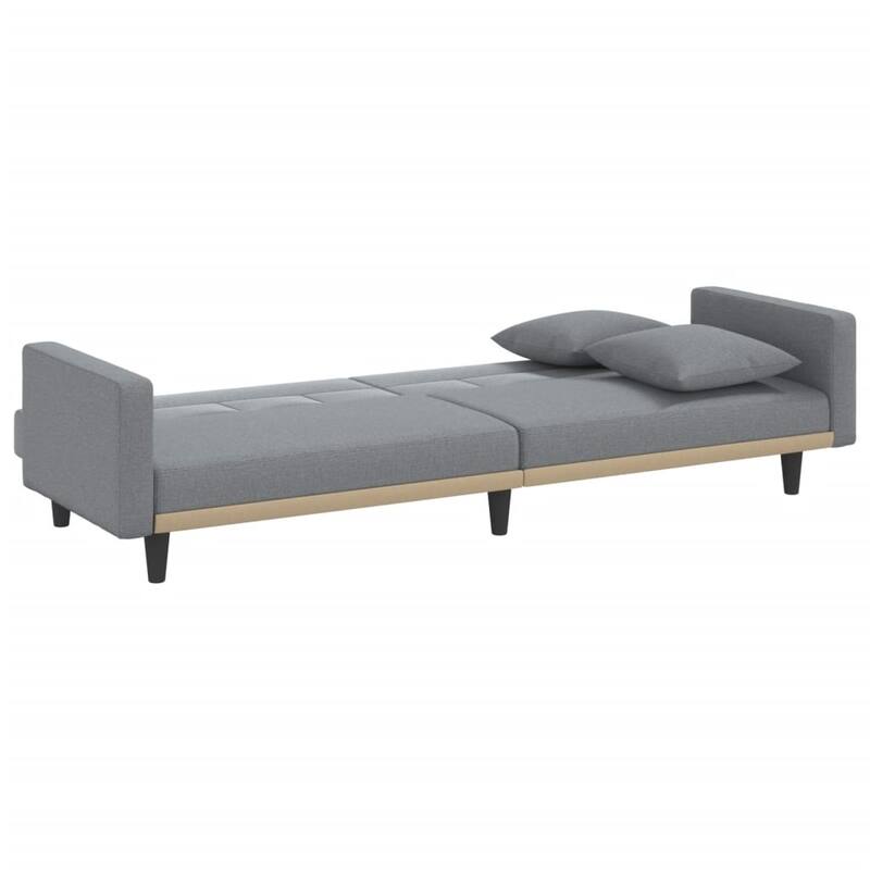 vidaXL Sofa Bed Loveseat Convertible Sofa Bed with Cushions for Studio Fabric - 86.6" x 35" x 27.6"