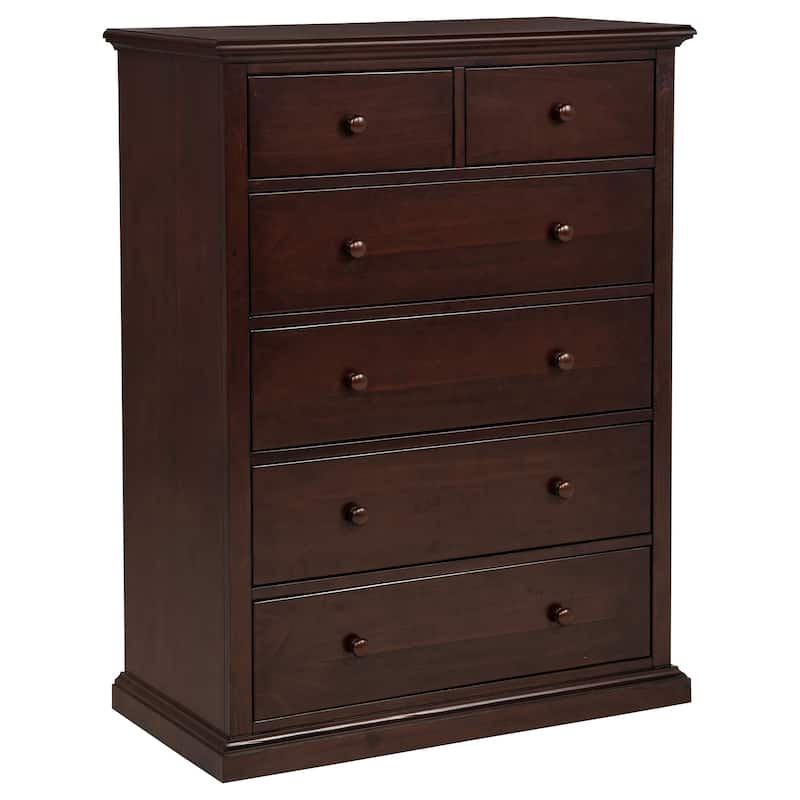 Sumerlin 6-drawer Bedroom Chest of Drawers - Cappuccino