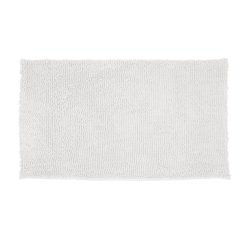 Resort Collection Plush Shag Chenille Bath Mat (17 inches x 24 inches)