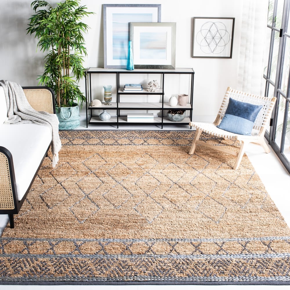 SAFAVIEH Handmade Natural Fiber Fiammetta Moroccan Jute Rug