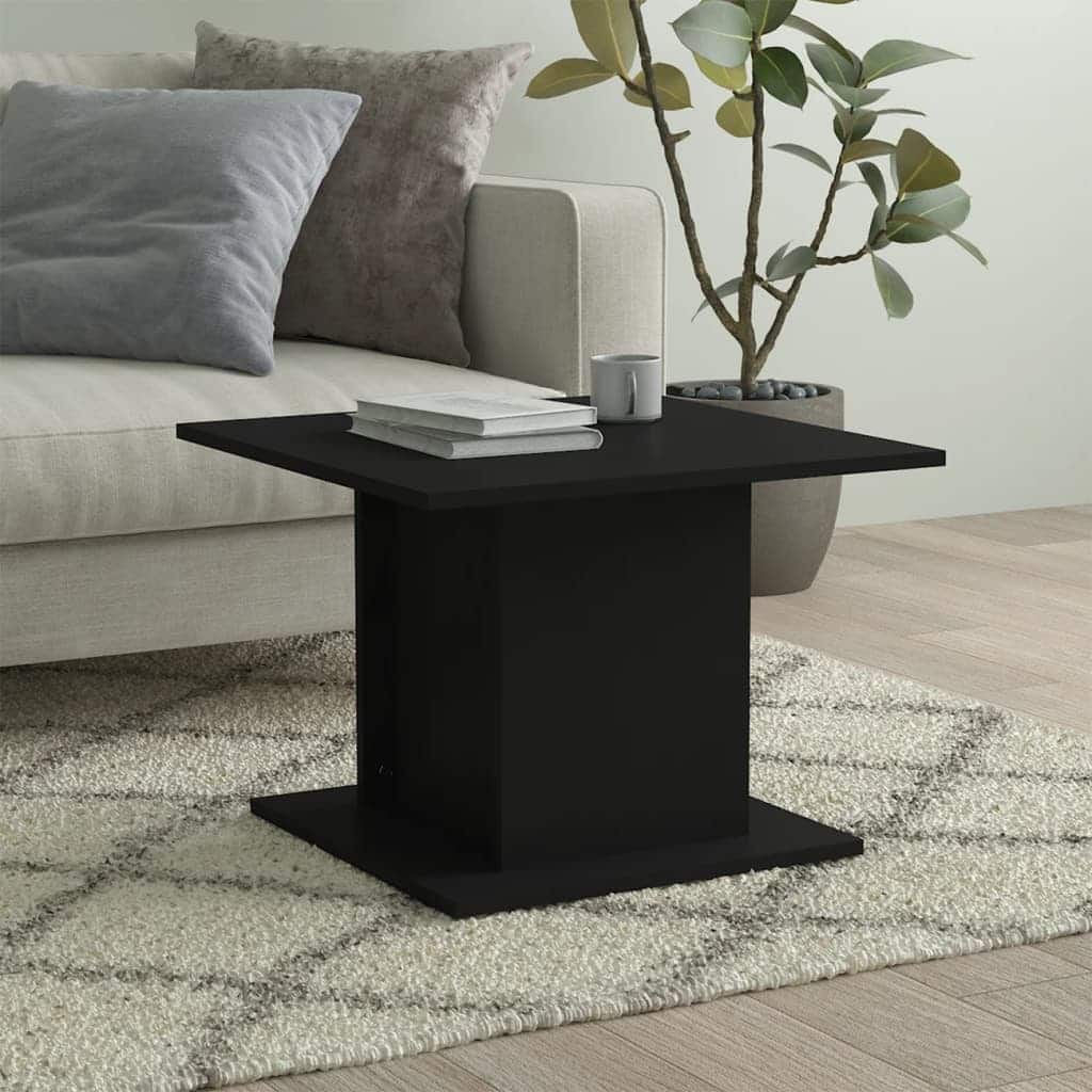 vidaXL Coffee Table End Table Sofa Table Living Room Furniture Engineered Wood - 21.9"x21.9"x15.7"