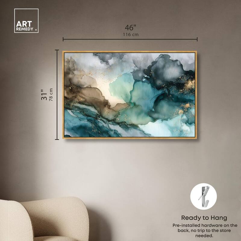Veiled Inlet Canvas by Art Remedy