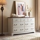 preview thumbnail 5 of 23, Vintage 7 Drawers Wood Dresser Chests, Rustic Dressers Chset Organizer
