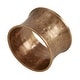 preview thumbnail 1 of 1, Saro Lifestyle Classic Brass Napkin Rings (Set of 4) - Smooth Curved Silhouette for Timeless Table Styling