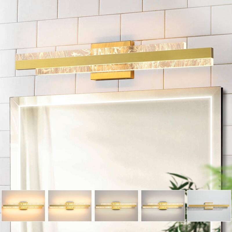 Modern Bathroom Vanity Light 24 inch Dimmable LED Bath Bar Light Fixtures Over Mirror - Wall Sconce