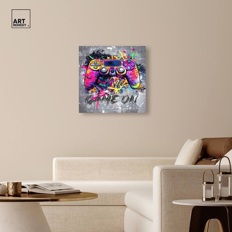Game On Canvas by Art Remedy, Gallery Wrapped