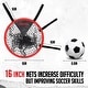 preview thumbnail 3 of 5, Zealfeel Soccer Goal Target Set, 2 Pack 16in Top Bins Corners for Shooting Accuracy Training