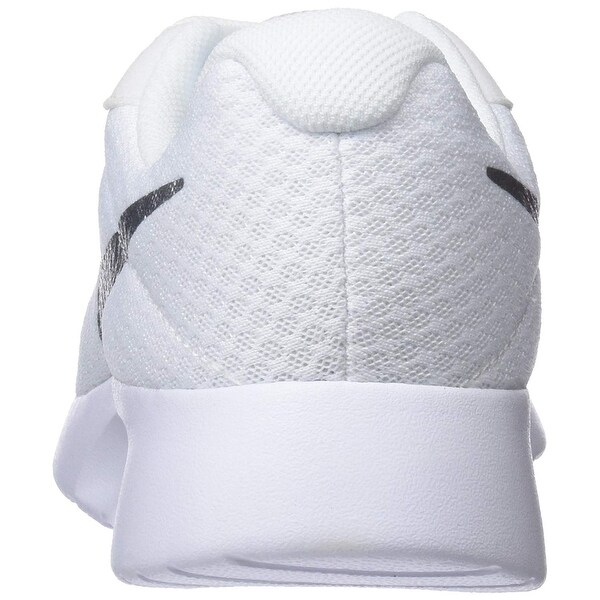 nike tanjun white metallic silver