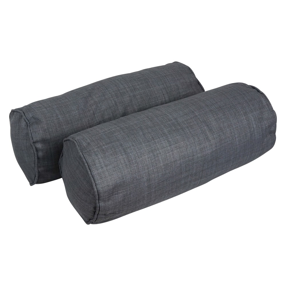 Delaney Corded Indoor/Outdoor Bolster Pillow (Set of 2)