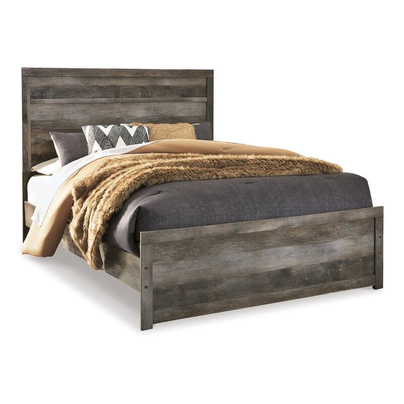 Wynnlow Grey Panel Bed.