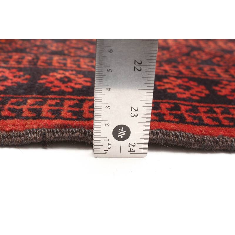 ECARPETGALLERY Hand-knotted Teimani Black Wool Rug - 2'10 x 4'6