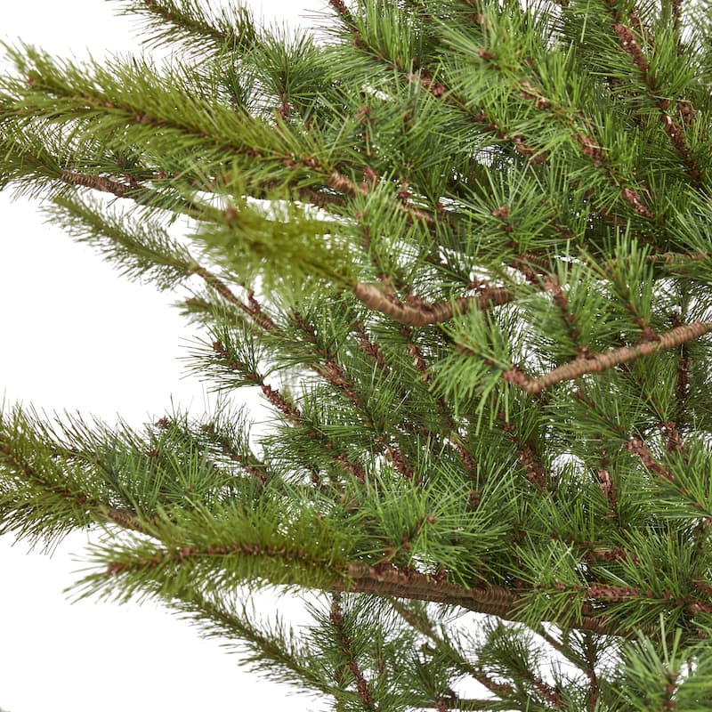 7ft. Pine Artificial Christmas Tree with 374 Branches - Classic Seasonal Holiday X-Mas Display