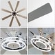 preview thumbnail 46 of 118, 20"/24"/72" Oaks Aura Cotti Low Profile Dimmable Smart Ceiling Fan with Lights 6-Speed Flush Mount Modern Remote