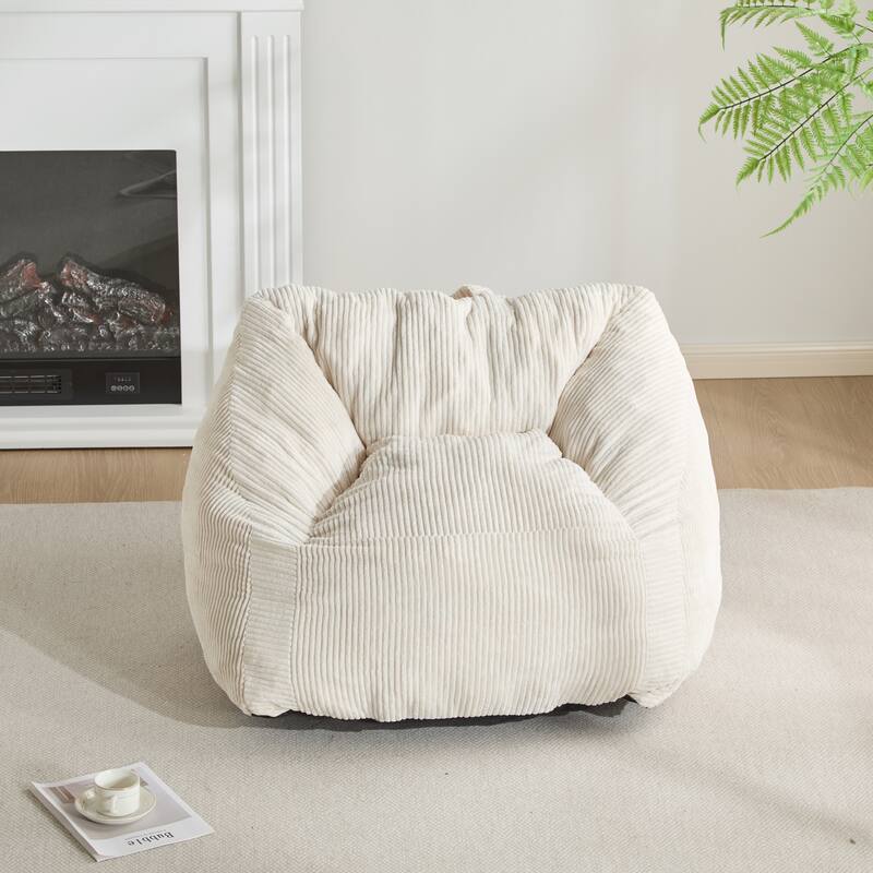 Christopher Knight Home-Wolfeboro Fabric Bean Bag Chair