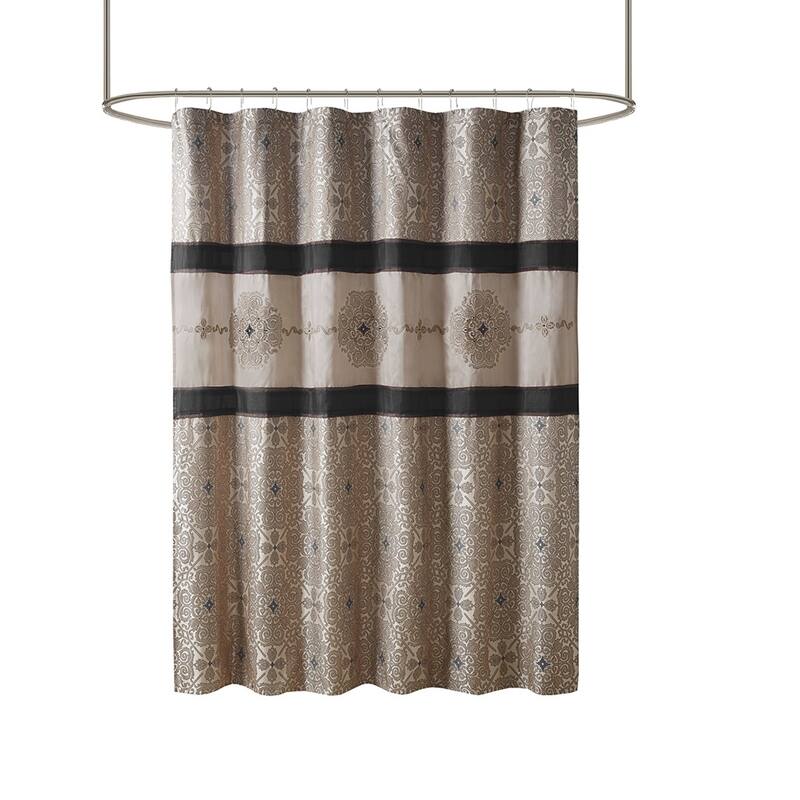 100 Polyester Shower Curtain, Machine Washable Shower Curtain with