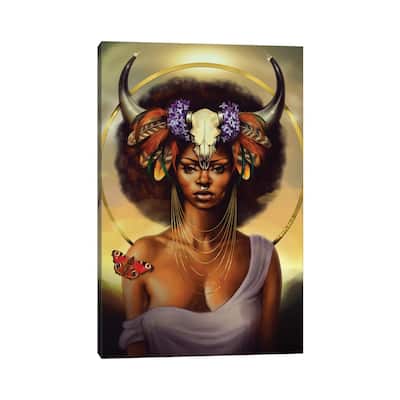 iCanvas "Taurus" by Sheeba Maya Canvas Print