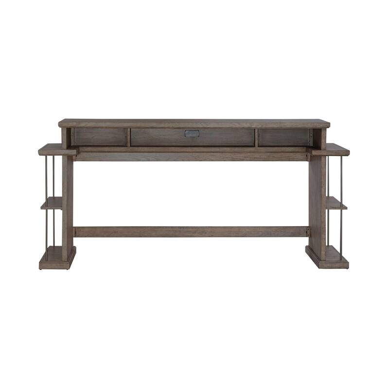 City Scape Burnished Beige Console Bar Table