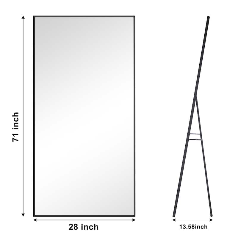 Modern Full Length Floor Mirror Freestanding Mirror